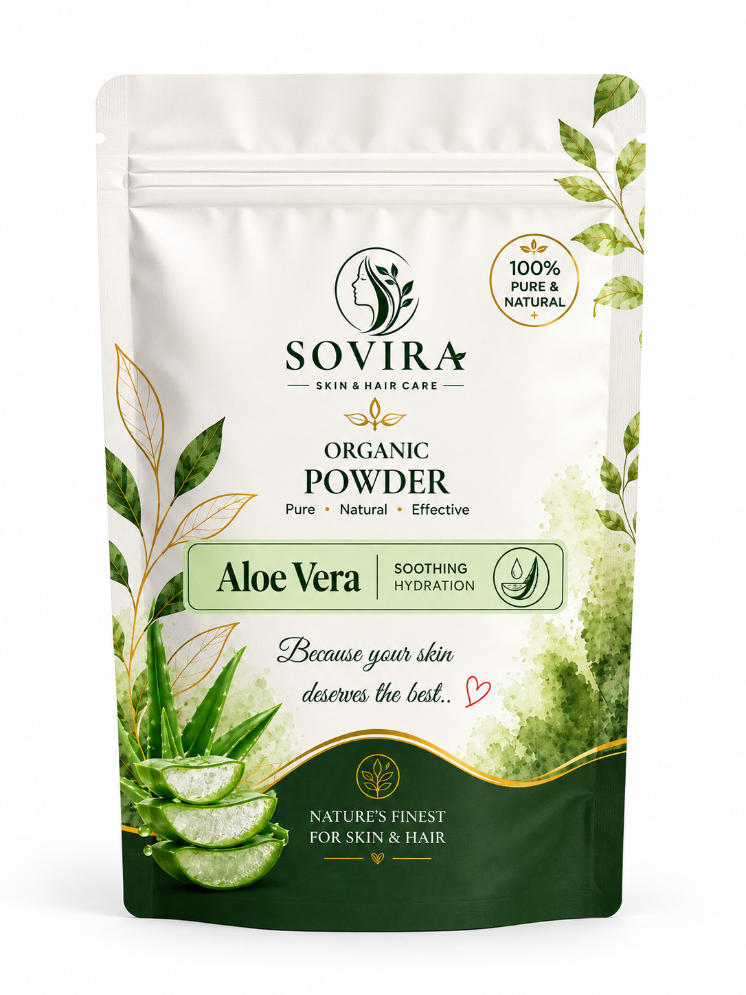 Aloe Vera Powder – Soothing Hydration